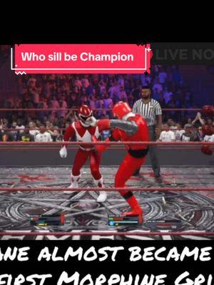 Red Ranger 8 man Gauntlet final 2 opponents are battling it out #powerrangers #powerrangerstiktok #rangernation #WWE 