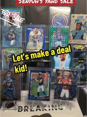 Senyuh’s yahd sale is open for business! #sportscards #sportscardstikok #thehobby #thebreakinggillboys #jaydendaniels #cjstroud #jjmccarthy 