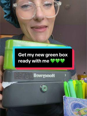 Get my new box ready with me!! This is a size medium “cash box” from amazon!! #methadoneclinic #matsaveslives #matproud #medicatedassistedtreatment #recovery #recoveroutloud