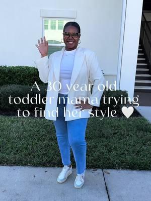 I need more blazers, I love how it just elevates a simple look 🤍  Blazer- @H&M Move  Jeans- @Nordstrom (KENSIE JEANS) Shoes- @Golden Goose  #30yearoldsontiktok #creatorsearchinsights #momsover30 #toddlermom #fyp #style #outfitideas #fashion #fashiontiktok #outfitinspo #MomsofTikTok #contentcreator #blackgirl #blazer 