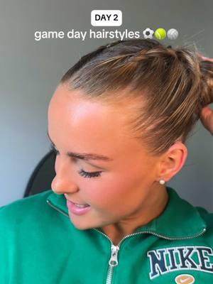 Game day hairstyles day 2– a bun that actually stays! #Soccer #soccergirl #soccerhairstyle #volleyballhairstyle #athletichairstyles #hairstyle #hairtutorial #hairgoals #hairtips  @VEGAMOUR @MACHETE @Eva NYC 