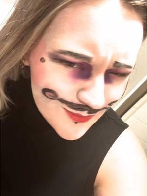 My take on the emcee makeup 😎💅 #thester #makeup #cabaret #cabaretmusical #emcee #musical #theaterkid #foryou #fyp #cool 