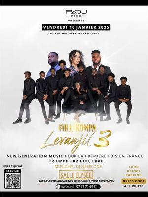 NGM PARIS 2025 🇫🇷🙌🏾 @padjprod ✝️ Organisateur  #AllGloryToGod #paris #ngm #ngmkilaaaa #newgennmusic  #gospel #community #gospelmusic #gospelkonpa #band #talents #jesuschrist #haiti #miami #broward #christianband #community #support