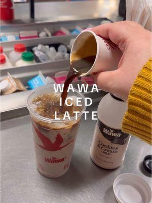 okay this cookies and cream iced latte is too good  #icedlatte#icedcoffee#strawberrymilk#icedcoffeerecipe#icedlatterecipe#coffeetok#coffeetiktok#coffeelover#nj#wawa#wawarun#cookiesandcream#icedcoffeetiktok#wawahack  