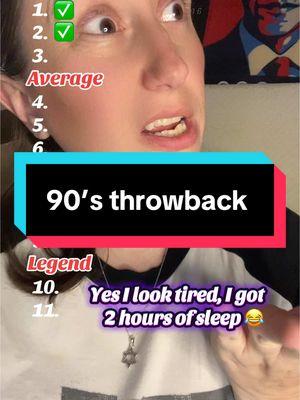 12/30/24 how many did you get right? And yes, I look tired. I got barely any sleep 😂 #90s #90skids #90sthrowback #90skid #90saesthetic #90smusic #throwback #throwbacksongs #newyear #newyears #80sbaby #1986 #newyearsameme #loveobama #nostalgia #nostalgic #nosleepgang #nosleepsquad #tiktoktrend #trending #justforfun #justforlaughs #tired #growingupinthe90s #missthe90s #bestmusic #90smusic #bestgenre #onehitwonder #onehitwonders 