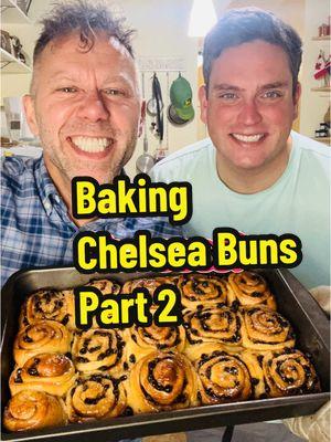 Baking Chelsea Buns with the famous Fitzbillies recipe (Part 2) #bake #baker #baking #bakersoftiktok #cinnamonroll #chelsea #england #kitchen #saskatchewan #boyfriends #regina 