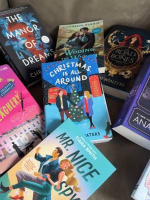 brb trying to read as much as possible this holiday break 👋 #gifted books marked below with a * 📖 “Mr. Nice Spy” by Tiana Smith *  📖 “Christmas is All Around” by Martha Waters * 📖 “Wooing the Witch Queen” by Stephanie Burgis * 📖 “The Manor of Dreams” by Christina Li* 📖 “The Road of Bones” by Demi Winters * 📖 “The Striker” by Ana Huang 📖 “Love Advice from the Great Duke of Hell” by unfins * 📖 “All’s Fair in Love and Treachery” by Celeste Connally  @Tiana Smith @berkleypub #berkleyromance #berkleypartner #christmasisallaroundbook #marthawaters #mrnicespy #tianasmith #atriabookspartner #atriabooks @Atria Books #wooingthewitchqueen #stephanieburgis @Tor Publishing Group #brambleromance #torbooksinfluencer #themanorofdreams #christinali @Avid Reader Press #theroadofbones #demiwinters #delacortepress @Ana Huang @webtoonofficial #webtoonunscrolled #allsfairinloveandtreachery #celesteconnally #minotaurbooks 