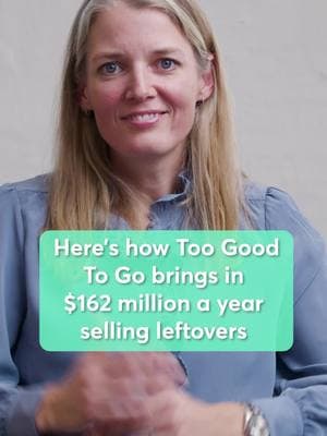 Too Good To Go is an app where retailers like restaurants and bakeries sell "surprise bags" of leftover food at discounted prices, usually between $3.99 to $9.99 apiece in the U.S. The Copenhagen-based company founded in 2015, brought in just under $162 million in revenue in U.S. dollars last year, according to documents reviewed by #CNBCMakeIt — primarily by taking a cut of each surprise bag purchase and collecting annual membership fees from retailers. Its mission is to eliminate #foodwaste on a global scale. Read more about the company at the #linkinbio #toogoodtogo