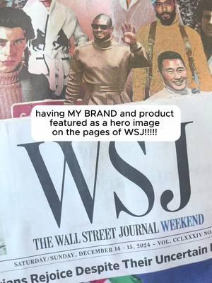 We’re in the WSJ?? WHAT!!! 🤭🥹 #womeninfinance #finance #wsj #skincare #retinol #beautybusiness #femalefounded 