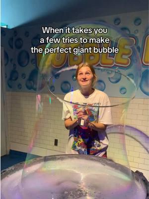 Practice makes perfect in the Bubble Lab 🫧 #ineedtocalmdown #giantbubbles #fun #smosh #lol #fyp #practicemakesperfect #nostalgia #goodbye2024 #bubbles 