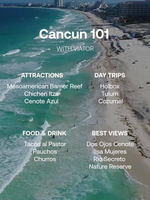 Cancun is sounding really nice right about now...anyone else feeling the winter blues? 🌴🌮🌊🇲🇽 #Cancun #Mexico #Tulum #DoMoreWithViator #ThingsToDoInCancun #CancunActivities