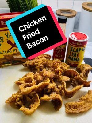 Chicken Fried Bacon 🥓 for #nationalbaconday @brightleafhotdogs @Slap Ya Mama  #bacon #chickenfried 