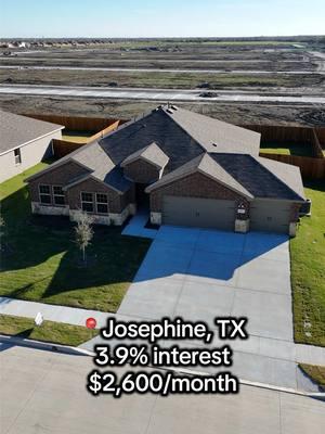 🔥 New Home for $350,000🔥 	 💰 Low 3.99% interest rate 💳 Approx. $2,600 monthly payment 📲Message me to get started and schedule your tour today. Let’s make it yours! #DreamHome #HomesForSale #BuyYourHome #HomeOwnership #PropertyInvestment #TikTokRealEstate #DallasRealEstate #DFWRealEstate #DallasRealtor #DallasHomes #DallasLiving #DallasLuxuryHomes #dfwrealtor #CasasEnVenta #CasaPropia #CasasEnDallas #CasasEnTexas #RealtorEnDallas #BienesRaícesTexas #CompraDeCasa 