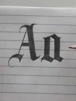 How to do Upper and Lowercase Old English letters #lettering#tutorial#oldenglish#chicanolettering#chicanoletters#freehandart#drawing#fyp#fypシ゚viral#artistsoftiktok#lasvegas 