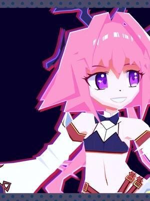 My new Low Poly Astolfo model! #lowpoly #astolfo #fategrandeorder #3dmodeling #characterdesign#blender3d