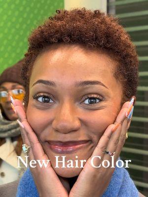 black women with copper hair just hits differenttt  @Hair and co. Bkk  #auburnhairblackgirl #copperhairblackgirls #hairdye #nycblacksalon #blackhairstylistnyc 