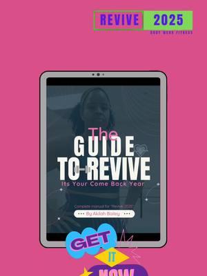 excited about Revive 2025. take the journey with us, you can get the guide to Revive ur fitness journey now on www.bodywerkfit.com. #ebook #bodywerk #coachakilah #bodyinclusive #fitness #wellnessjourney #loseweight #wellnessjourney #healthylifestyle #exercise download 