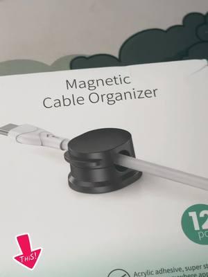 These are life savior 😂 Magnetic cable organizer with adhesive easily place them anywhere to hold your charging cables so they don’t constantly dall! #magneticcableclips #magneticcableorganizer #cablemanagement #spotlightfinds 