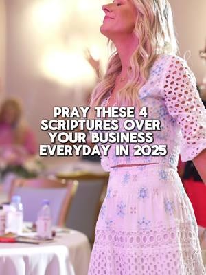 Save these to pray over your business everyday!!! 🤍 #faithmentor #womenentrepreneur #faithoverfear #liveoutloud 