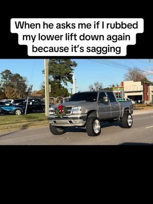 Heheh I totally did tho #contentcreator #chevytrucks #trucktok #silverado #fyp #757 #liftedtrucks #superliftornolift #fuelforged #lgbilletusa #starlightheadliner 