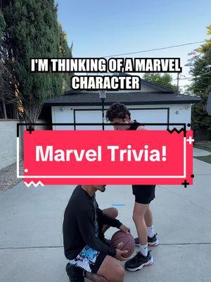 What Marvel Character Am I Thinking of?? 🤔  @Zachary Merian @doublearugs  #marvel #marveltrivia #mcu #mcutrivia #triviagame #games #basketballtiktok #basketball #basketballchallenge #movies #trivia