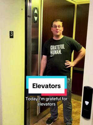 Elevators - where would we be without them?  Today I am grateful for elevators. Especially when I have lots of heavy luggage. They are there through all the ups and downs. :)   #grateful #todayiamgrateful #gratitudejournal #thankfulfor #elevator 