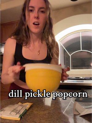 truthfully forgot i filmed this but popcorn was bomb 🥒 🍿 @Opopop Popcorn #opopop #popcorn #dillpickle #winedrunk 