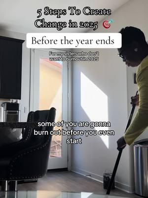 7 Day Reset: Day 5: 1 Shift will change how you transform your 2025: Here’s 5 Ways you can make 2025 better for you.  1️⃣ Slow Down 2️⃣ Start where you are  3️⃣ Start using what you have  4️⃣ Schedule it 5️⃣ Stay Committed  #reset #goalsetting #reset #getyoshifttogether 