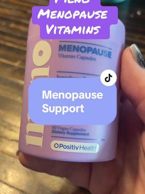 Meno for menopause support #menopause #menopausesupport #menopausesupplements #thechange @O Positiv 