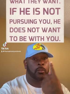 Ladies, stop chasing! #marqueslewis #fyp #relationshipadvice 