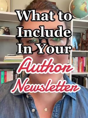 Dont know what you should include in your author newsletter? Here’s how you can simplify the process and come up woth great content for your newlsetter. #authortok #authortokfyp #publishingmybook #bookpublishing #bookmarketing #authorsofbooktok #bookmarketingtips #authornewsletter