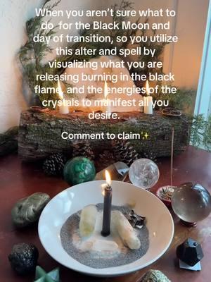 What are you manifesting? ✨ #witchcraft #witchtok #paganwitch #manifestation #blackmoon 