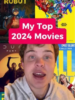 The best 2024 movies #2024 #movies #moviereview #topmovies #2024movies #deadpoolandwolverine #dune2 #lego #wildrobot