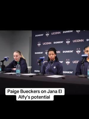 the jana hate has got to stop 🛑 ✋ #uconnwbb #paigebueckers #janaelalfy 