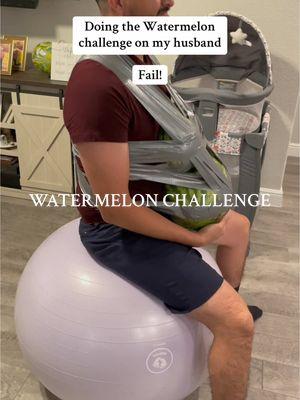 It’s been in my drafts for over a year now 😅 hubby did not make this fun to watch for me haha  Also ignore my heavy breathing through out the entire video! 😳 #watermelonchallenge #watermelon #challenge #hubby #fail  #CapCut 