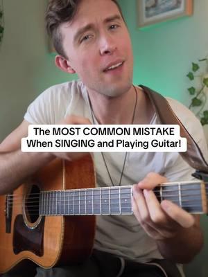 The number one mistake men make while singing and playing guitar!  #fyp #guitartok #guitarlesson #guitartok #sing #singing 