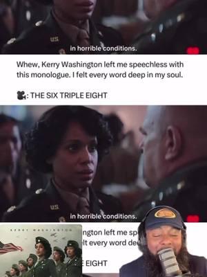 Kerry Washington's 'Six Triple Eight' shows the important role Black women played in WWII “As Black women do, they figured out how to fix a situation that seemed impossible to fix," said Washington, who plays their leader in Tyler Perry's historical film. #kerrywashington #netflix #netflixmovies #movies #tylerperrymovies #tylerperry #netflixoriginal #warmovies #movies #sixtripleeight #bulturepod #movie #moviereview 