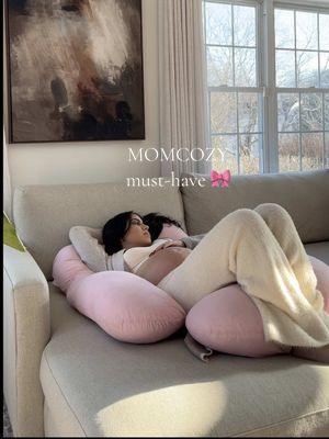 I must admit, I underestimated how much I needed a pregnancy pillow.  @Momcozy Official gifted me their pregnancy pillow and nursing bras and it changed the game for me! I can’t stress it enough, if you are expecting, YOU NEED THIS.  You can shop on their official website  https://momcozy.com or Amazon!  Use code Pamela30BF to get 30% off nursing bras  Use code Style2pw for 25% off pillow.   #momcozy #Momcozybra #momcozynursingbra #momcozypregnancypillow #maternity #pregnanttiktok #maternitytiktok #pregnanttok 