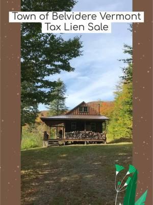 Town of Belvidere,  State of Vermont Tax Lien Auction - Bidding to be a lienholder. Auctions will be held in-person. #TTSM #thetaxsalemaster #Vermont #TownofBelvidere #taxliens #taxlienauction #taxsales #taxsaleinvesting #realestate #realestateinvesting  Introduction into the Tax Sales Business for Free - register at TAXSALESCLASS.COM Tax Deeds, Liens, and Redeemable Deeds with The Tax Sales Master Saturdays at 1:00 PM PT on ZOOM`