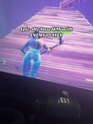 Epic skybase win (teaming) 🙀🙀 #fyp #fortnite #teaming #doubleteam #sniper #headshot #victory #victoryroyale #win #lmao #SNIPE #ogfortnite #fun #dekobopdomdem #viral #voiceover #friends 