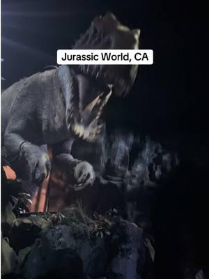 Jurassic World, California #christmasgift #universalstudios #jurassicworld #rollercoasterride #endsseatmorewater #fyp 