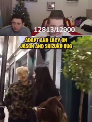 Adapt And Lacy On Jason And Shizuku Hug #jasontheween #twitch #clips #foryou #faze #lacy #adapt