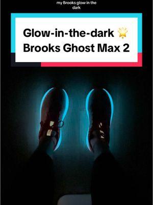 Feeling like the freshest kid at the shoe store all over again. @Brooks Running nailed it with the Ghost Max 2 on this one 🙌🏼  #brooksrunning #brooksrunningshoes #brooksrunningcollective #brooksghostmax2 #runtok #runningshoes #runhappy #glowinthedark 