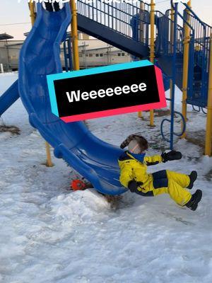 Combine super cold temperatures with plastic slides and good thick snow pants, and you get the best, fastest slide ever. Current temp -20, winds around 15mph. #alaska #arcticcircle #playoutside 