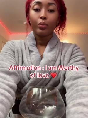 Affirmation of the day💗 #Love #iamworthy #affirmations #light #peace #fyp #ForYou #shalom 