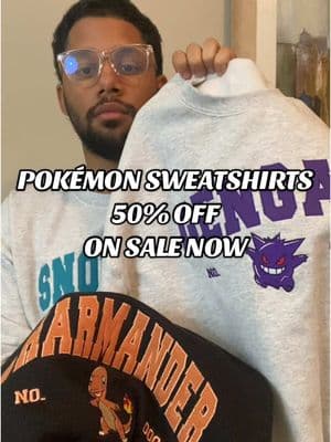 POKEMON EMBROIDERED SWEATERS AVAILABLE NOW #pokemonfyp #pokemon #pokemoncommunity #pokemontiktok #pokemonfan #pokemontcgcommunity #tcgpokemon #animetok #embroideredsweatshirt 