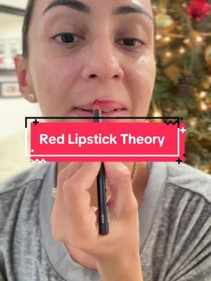 I like this theory by @The Lipstick Lesbians but I think this might work better for someone with perfect skin. And someone that doesnt look like a cadaver because of COVID #redlipstick #spikevalentino #makeup #narscosmetics #covid  @NARS Cosmetics @Valentino.Beauty 