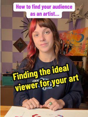 How to find an audience for your artwork when posting your art to social media- or how to get the right people to discover you!  Alot of you guys asked this question- how to find an audience/how to sell work tot he right people/ how to grow on social media. Etc I hope this is helpful! #howtosellyourart #beginnerartist #artistadvice #artmarketing #artistsoftiktok #artisthelp #socialmediamarketing #artist 