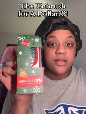 And guess what?? I’ve been praying about trying the Unbrush and the Lord told me to go to Target today, and look there they go for $1?!?!!! WE SERVE A GOOD FATHER🗣️🗣️🙌🏽😂😂🤣🤣🤣 #christiantiktok #unbrushreview #naturalhair #detanglingnaturalhair 