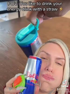 Part 2 😭 Re-Trying the @MySipLid with a 12 OZ. can of Redbull!! #jeffreestar #redo #redbull #straw #review #fyp #jeffreestarapproved 